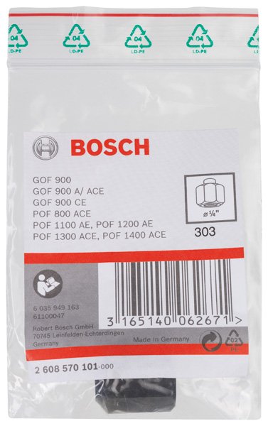 Bosch Spannzange, 1/4-Zoll, 19 mm Produktbild img2 L