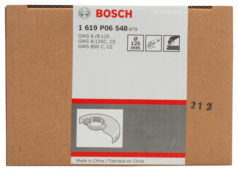 Bosch Schutzhaube ohne Deckblech, 125 mm, Schraubverschluss mit Codierung Produktbild img2 L