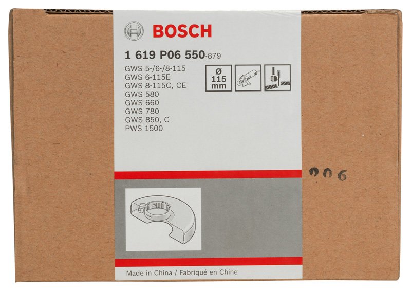 Bosch Schutzhaube mit Deckblech, 115 mm Produktbild img2 L