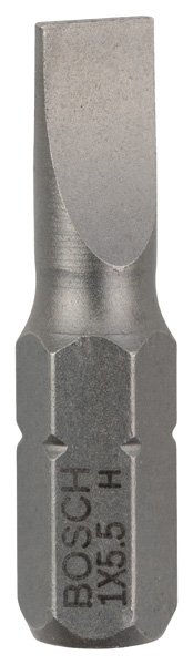 Bosch Schrauberbit Extra-Hart S 1,0 x 5,5, 25 mm, 25er-Pack Produktbild img1 L