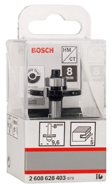 Bosch Scheibennutfräser, 8 mm, D1 32 mm, L 5 mm, G 51 mm Produktbild img2 L