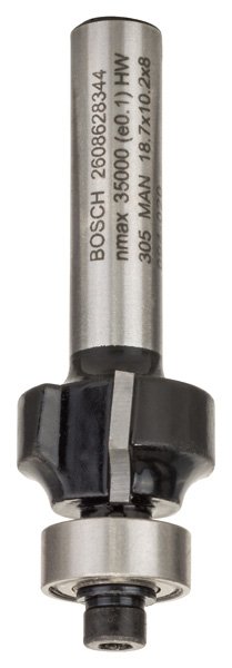 Abrundfräser, 8 mm, R1 3 mm, L 10,2 mm, G 53 mm Produktbild img1 L
