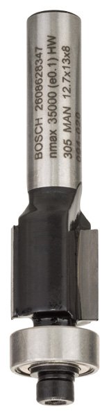 Laminat-Bündigfräser, 8&nbsp;mm, D1 12,7&nbsp;mm, L 13&nbsp;mm, G 56&nbsp;mm Produktbild img1 L