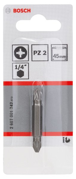 Bosch Doppelklingenbit, PZ2, PZ2, 45 mm Produktbild img2 L