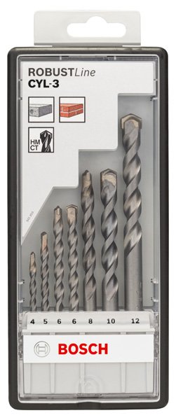 7-tlg. CYL-3 Betonbohrer-Set, Robust Line, 4–12&nbsp;mm Produktbild img2 L