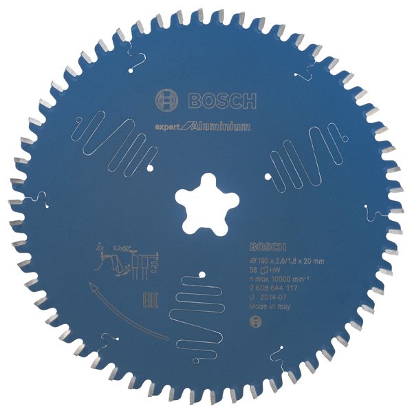 Bosch EXPERT Kreissägeblatt for Aluminium, 190 mm Produktbild img1 L
