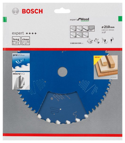 EXPERT&nbsp;Wood Kreissägeblatt, 210x2,8/1,8x30&nbsp;mm, Z30 Produktbild img2 L