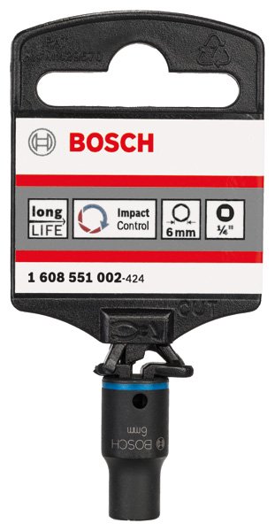 Bosch Steckschlüsseleinsatz, SW 6 mm, L 25 mm, 13 mm, M3,5, 10,2 mm Produktbild img2 L