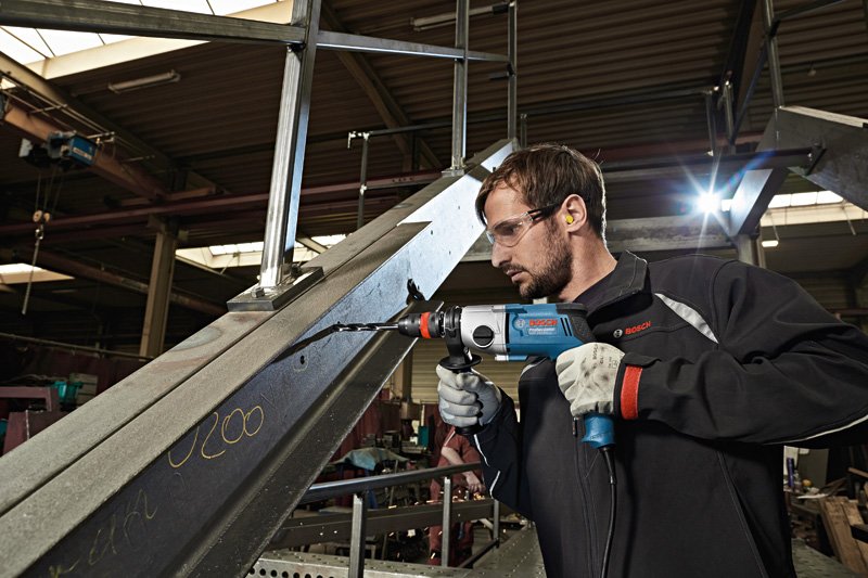 Bosch Bohrmaschine GBM 13-2 RE, mit hochpräzisem Schnellspannbohrfutter 1,5 - 13 mm Produktbild img4 L