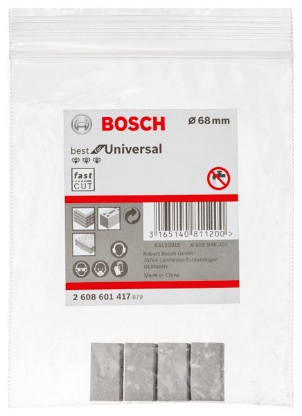Bosch Segmente für PRO Trockenbohrkrone, 68 x 11,5 mm, 1 1/4-Zoll UNC Produktbild img3 L
