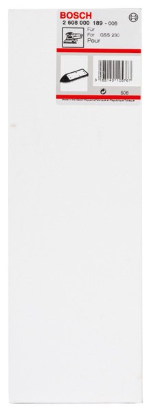Bosch Schleifplatte verlängert, 185 x 93 mm, Deltaform Produktbild img2 L