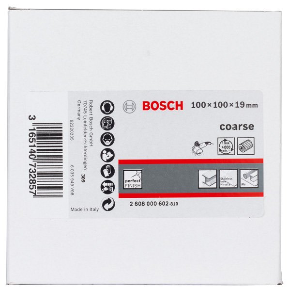 Bosch Lamellenschleifwalze mit Vlies, 19 mm, grob, 100 mm Produktbild img2 L