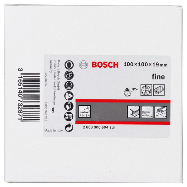 Bosch Lamellenschleifwalze mit Vlies, 19 mm, fein, 100 mm Produktbild img2 L