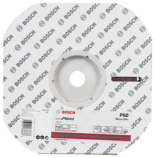 Bosch Schleifrolle J475 Best for Metal, Gewebeschleifrolle, 38 mm x 25 m Produktbild img2 L