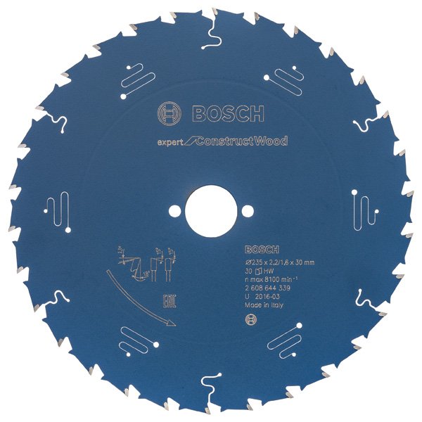 Bosch EXPERT Kreissägeblatt for Construct Wood, 210mm Produktbild img1 L