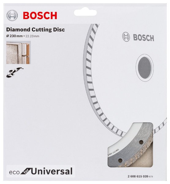 Bosch Diamanttrennscheibe Turbo Eco For Universal Produktbild img2 L