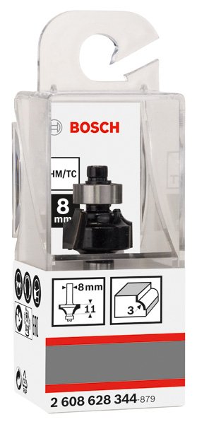 Abrundfräser, 8 mm, R1 3 mm, L 10,2 mm, G 53 mm Produktbild img2 L