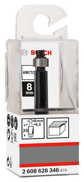 Laminat-Bündigfräser, 8 mm, D1 9,5 mm, L 25,4 mm, G 68 mm Produktbild img2 L