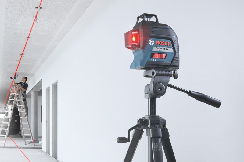 Bosch Linienlaser GLL 3-80, mit 4 x 1,5 V-LR6-Batterie Produktbild img3 L