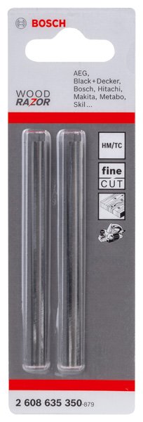 Hobelmesser, 82&nbsp;mm, scharf, gerade, Carbide, 40°, 2 Stk. Produktbild img2 L