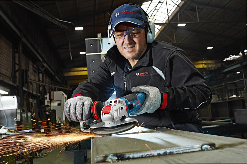 Winkelschleifer GWX 19-125 S, 1900-W, X-LOCK, mit Zusatzhandgriff, Schutzhaube Produktbild img5 L