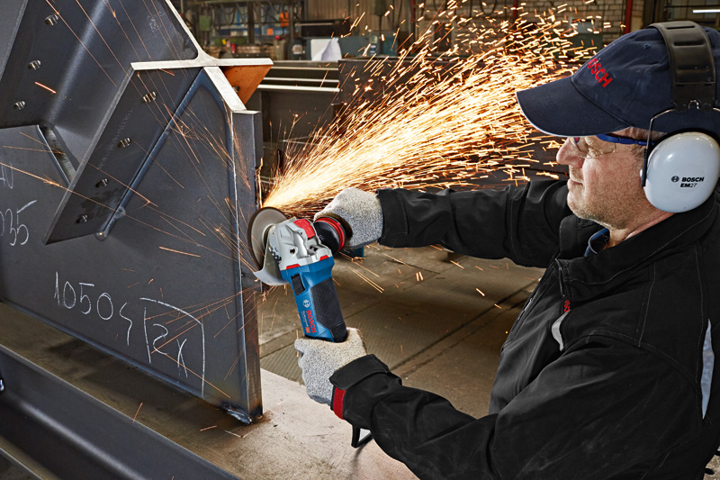 Winkelschleifer GWX 19-125 S, 1900-W, X-LOCK, mit Zusatzhandgriff, Schutzhaube Produktbild img4 L