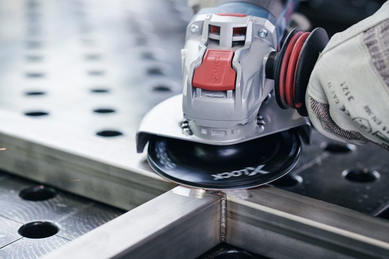 Bosch EXPERT for Metal Fiberschleifscheibe R444, 125mm, K36/60/80/120, X-LOCK, 12 Stk. Produktbild img3 L