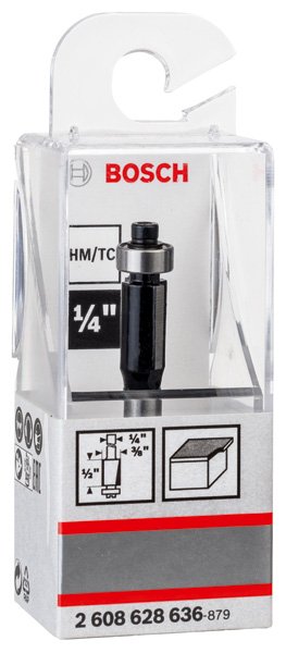 Bosch Laminat-Bündigfräser, 1/4-Zoll, D1 9,5&nbsp;mm, L 13,7&nbsp;mm, G 56&nbsp;mm Produktbild img2 L
