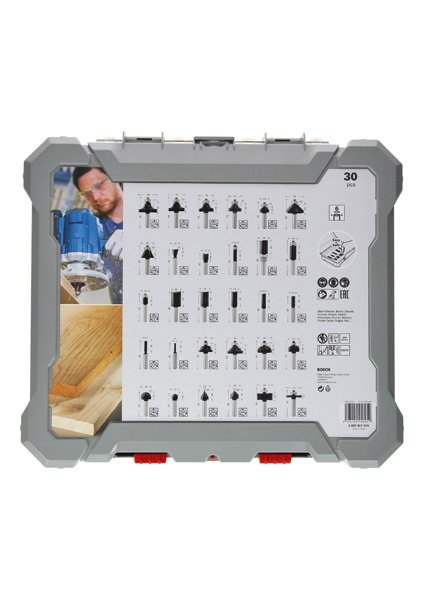 Bosch 30-teiliges Fräser-Set, 6-mm-Schaft Produktbild img3 L