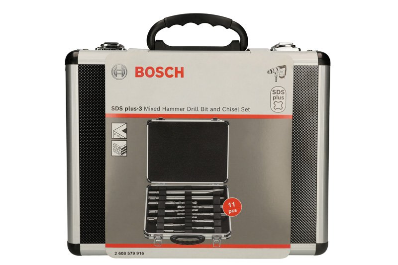 Bosch 11-tlg. Meißel- und Hammerbohrer-Set SDS plus-3, 5–12&nbsp;mm Produktbild img3 L