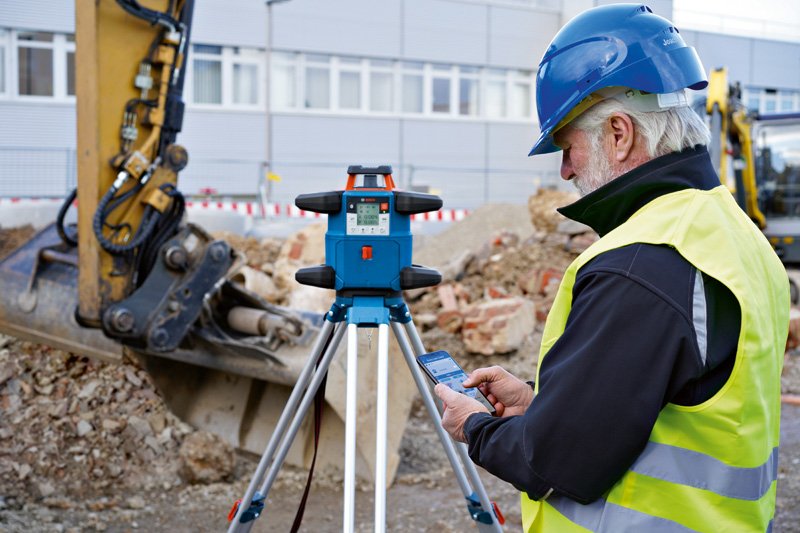 Bosch Rotationslaser GRL 600 CHV, mit Akku und Schnellladegerät Produktbild img9 L