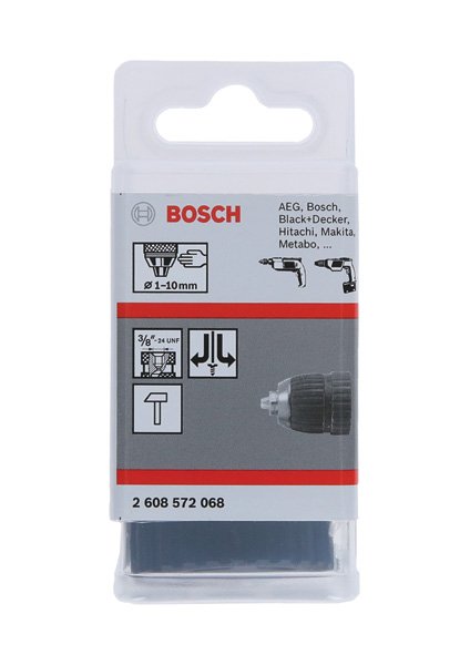 Bosch Schnellspannbohrfutter bis 10 mm, 1 - 10 mm, 3/8-Zoll - 24 Produktbild img3 L