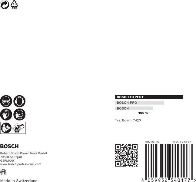 EXPERT M480 Schleifnetz für Exzenterschleifer, 125, 5 Stück Produktbild img5 L