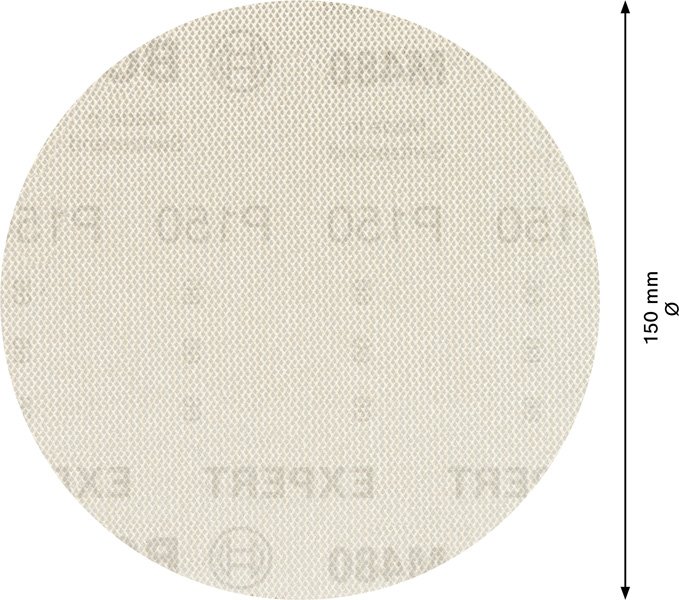 Bosch EXPERT M480 Schleifnetz für Exzenterschleifer, 150 mm, 50 Stück Produktbild img15 L