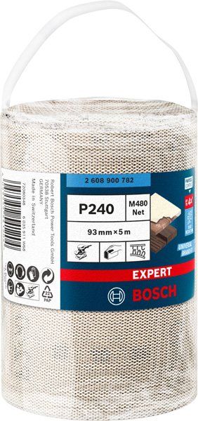 Bosch EXPERT M480 Schleifnetzrolle, 93&nbsp;mm. Für Handschleifen Produktbild img12 L