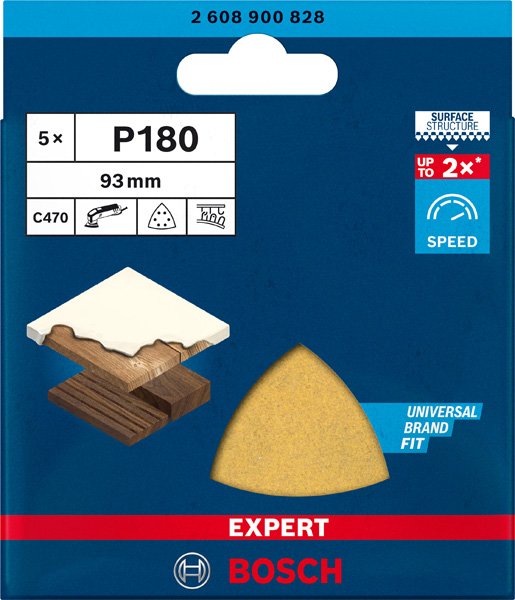 Bosch EXPERT C470 Schleifpapier für Deltaschleifer,  5&nbsp;Stück Produktbild img12 L