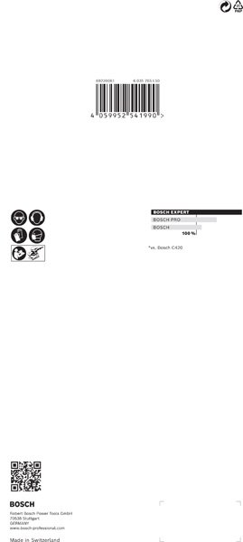 Bosch EXPERT C470 Schleifpap., 14 Löcher für Schw.schl., 115 x 230 mm, 50-tlg. Produktbild img15 L