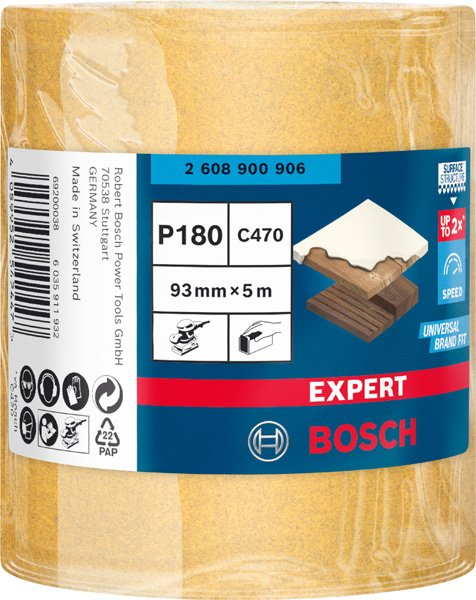 Bosch EXPERT C470 Schleifpapierrolle zum Handschleifen, 93 mm, 5 m Produktbild img9 L