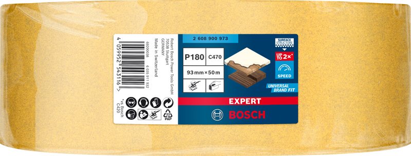 Bosch EXPERT C470 Schleifpapierrolle zum Handschleifen, 93 mm x 50 m Produktbild img9 L