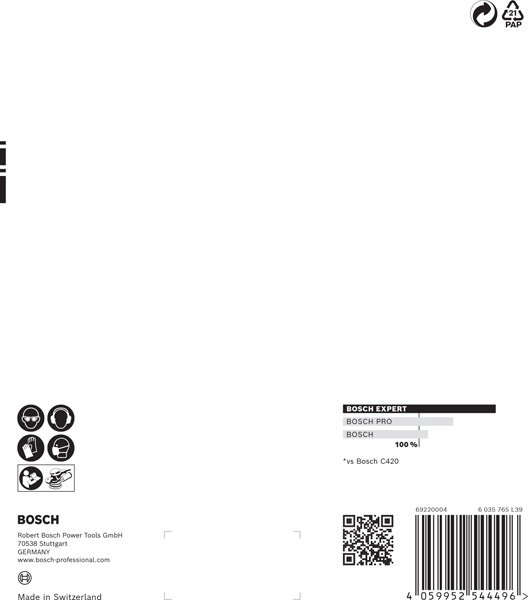 Bosch EXPERT C470 Schleifscheibe Set, 150mm, K60-240, Multilochung, 6-tlg. Produktbild img15 L