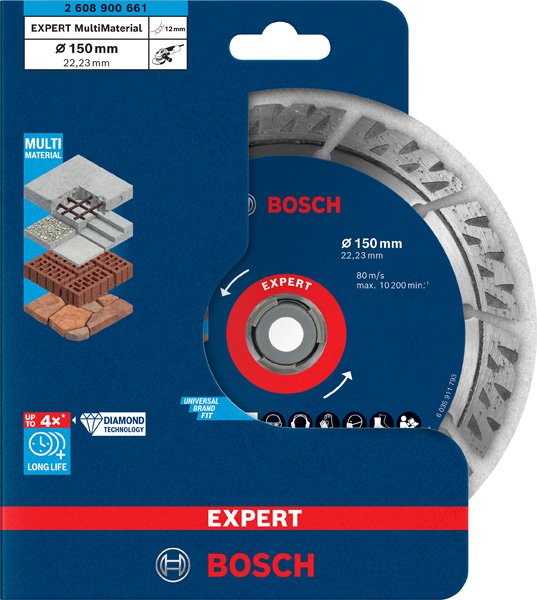 Bosch EXPERT MultiMaterial Diamanttrennscheiben, 115 mm Produktbild img14 L