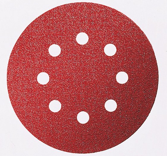 Schleifblatt C430, 125 mm, 60, 120, 240, 8 Löcher, Klett, 6er-Pack Produktbild img1 L