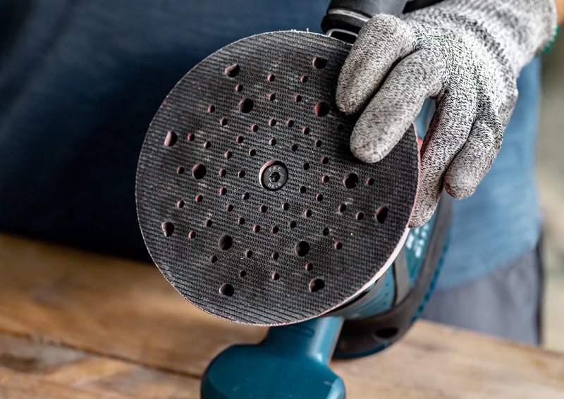 EXPERT Multihole Stützteller für Bosch, 150&nbsp;mm, hart. Für Exzenterschleifer Produktbild img11 L