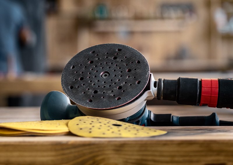 EXPERT Multihole Stützteller für Bosch, 150&nbsp;mm, hart. Für Exzenterschleifer Produktbild img9 L