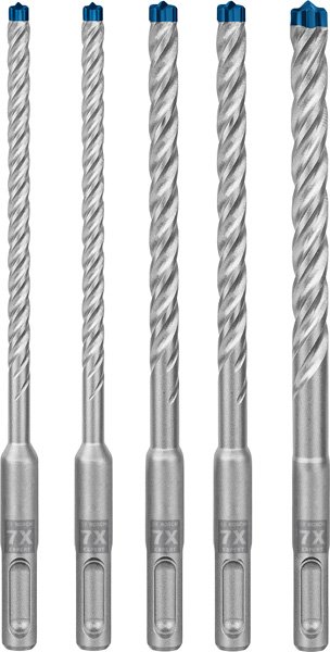 Bosch EXPERT SDS plus-7X Hammerbohrer-Set, 6/6/8/8/10x100x165 mm, 5-tlg. Produktbild img1 L