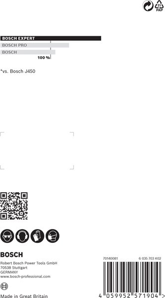 Bosch EXPERT N880 Vliespad zum Handschleifen, 115 mm Produktbild img11 L