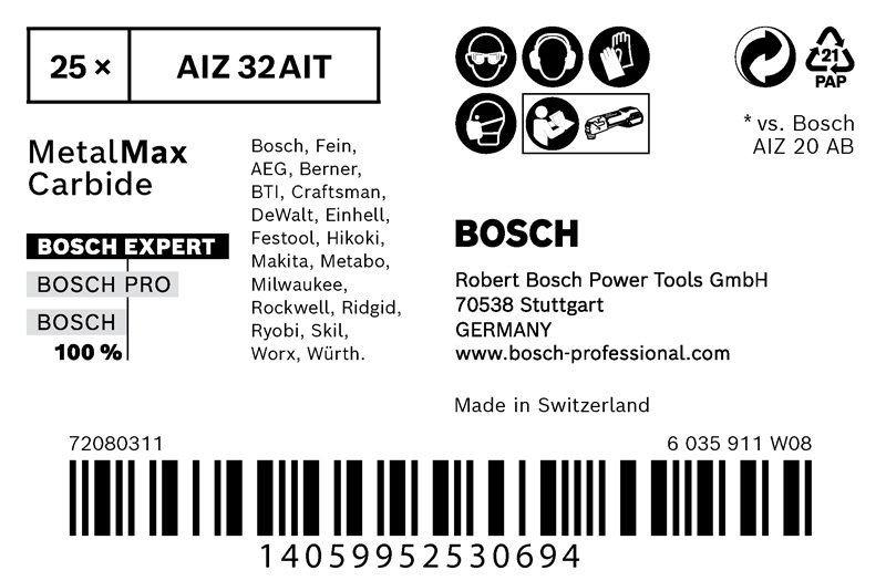 Bosch EXPERT MetalMax AIZ 32 AIT, Starlock-Aufnahme Produktbild img12 L