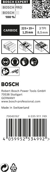 Bosch EXPERT S1141HM Aerated Concrete Säbelsägeblatt, 10-tlg. Produktbild img16 L