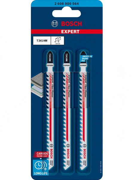 Bosch EXPERT Fiber Plaster T341HM Stichsägeblatt, 3-tlg. Produktbild img12 L