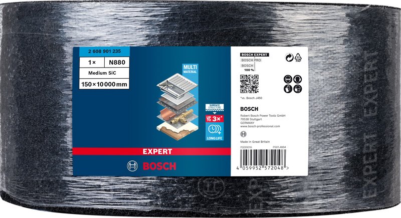 EXPERT N880 Vliesrolle, 150x10mm, Mittleres SiC Produktbild img2 L